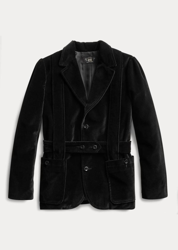 Blazer Ralph Lauren Velvet Riding Mulher 56487-KGXN